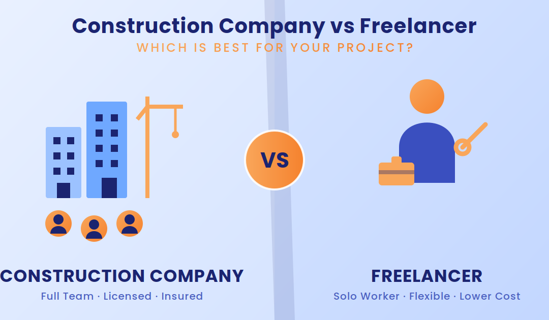 Construction company vs Freelancer